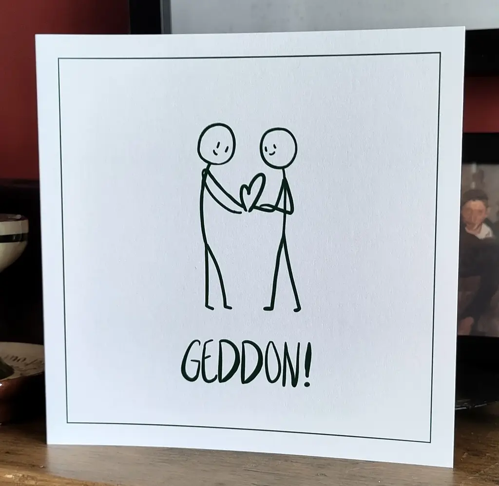 Geddon love card